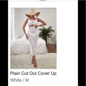 NWT WHITE COVER UP